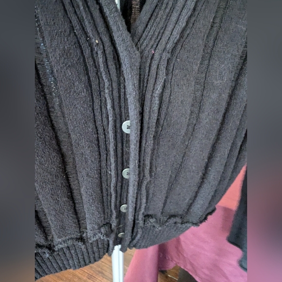 Free People distressed cardigan NWTS - Picture 4 of 7